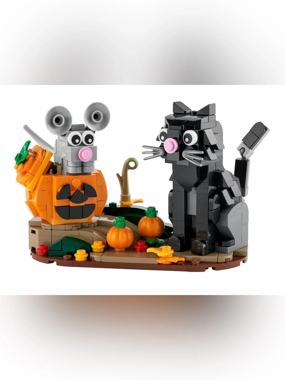 40570 LEGO Black Cat and Orange Pumpkin Fall Display